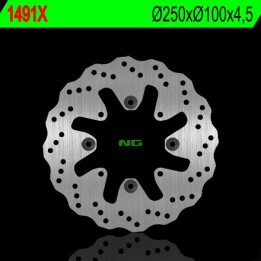 NG tarcza hamulcowa tył kawasaki 650 vulcan '15 (250X100X4,5) (4X10,5MM) (220x112x4) wave