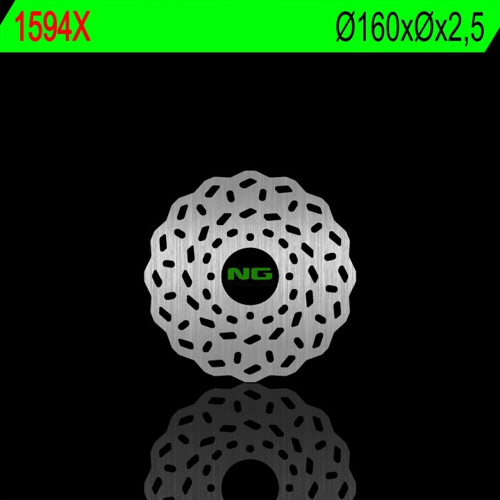 NG tarcza hamulcowa tył beta evo 125/200/250/300 09-18 (160X2,5MM) (4X6,0MM) wave