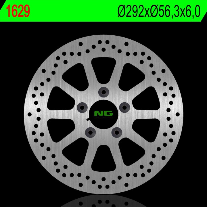 NG tarcza hamulcowa tył harley davidson dyna 1690/1450/1573 02-17, softail 16-18 (292X56,3X6,0MM) (5X10,MM)