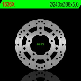 NG tarcza hamulcowa tył kymco super dink/downtown 125/300/350 kawasaki urban 125/300 17-18 (240X88X5,0MM) (5X10,5MM) wave