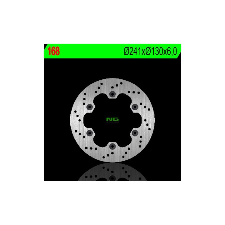 NG tarcza hamulcowa tył kawasaki gpx 600R '88-'96 (241X130X6) (4X10,5MM)