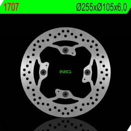 NG tarcza hamulcowa tył triumph 800/900/955/1050 (255X105X6MM) (4X10,5MM)
