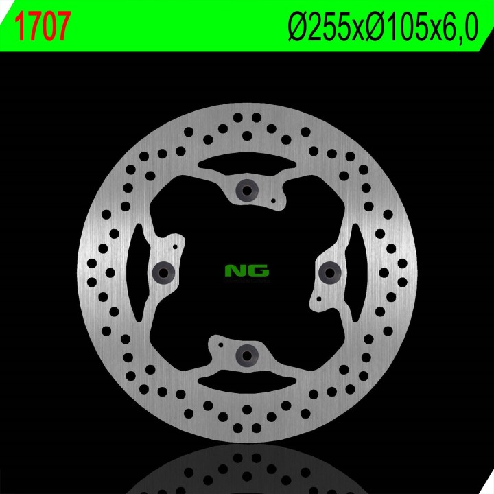NG tarcza hamulcowa tył triumph 800/900/955/1050 (255X105X6MM) (4X10,5MM)