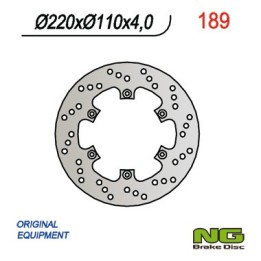 NG tarcza hamulcowa tył aprilia 50 rx 92-05, pegaso 50, beta 200/350/400 (220x110x4)