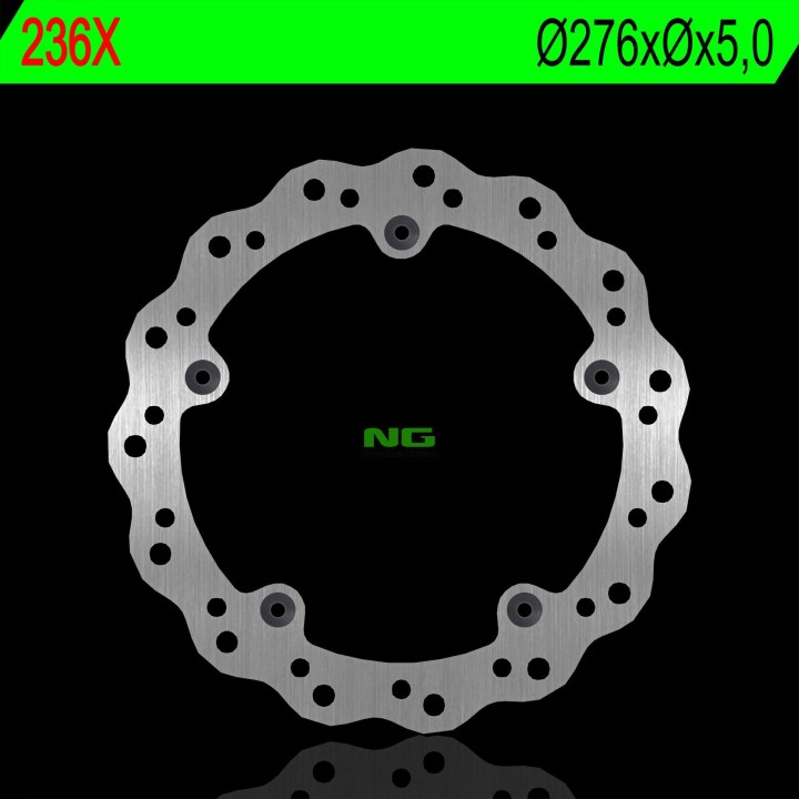 NG tarcza hamulcowa tył bmw r 850/1100/1150/1200 (276X-X5) wave