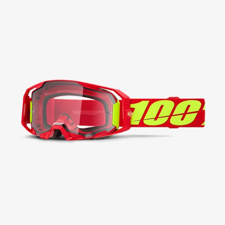 100 PROCENT GOGLE ARMATIC RED - CLEAR LENS
