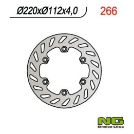 NG tarcza hamulcowa tył husqvarna cr/wr 250 (94-99), te 350 (84-96), tc/te 610 (91-99) (220X112X4) 6 otworów