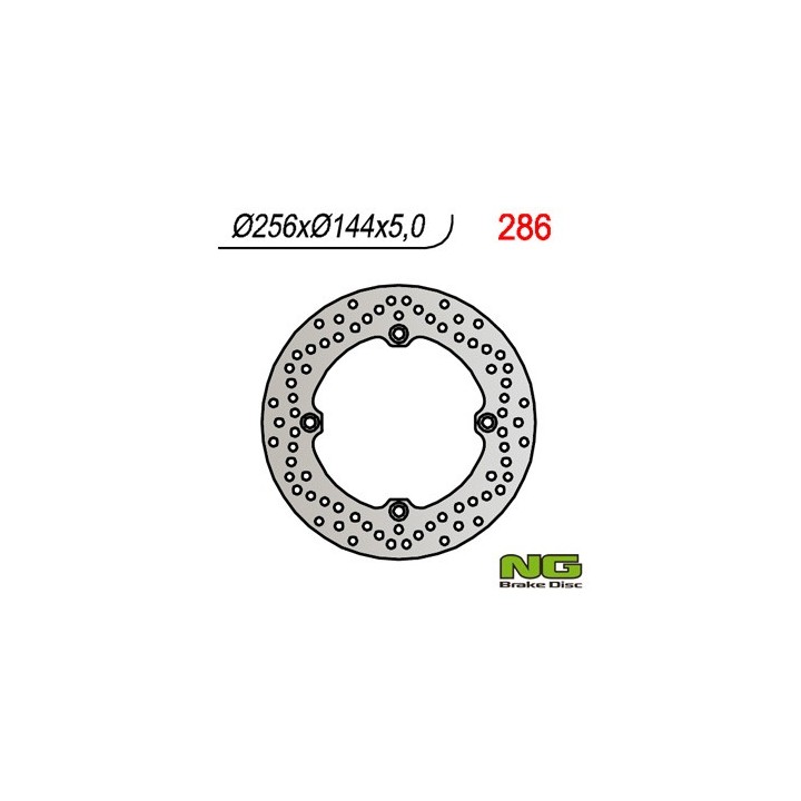 NG tarcza hamulcowa tył honda xrv 750, xl 1000V, cbr 1100XX (256x144x5,0MM) (4X10,5MM)