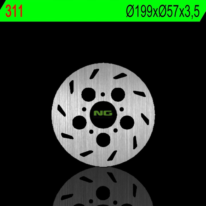 NG tarcza hamulcowa tył rieju 50RS 1 97-01 (199X57X3,5MM) (5X6,5MM)