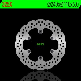 NG tarcza hamulcowa tył aprilia/ bmw f 650 94-15, aprilia pegaso 650 01-08, benelli 899/900/1130 (240X110X5,0MM) (6X6,5MM) wave