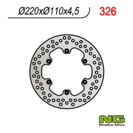 NG tarcza hamulcowa tył aprilia 125/350/600/650 (220x110x4,5)