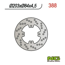 NG tarcza hamulcowa tył yamaha tzr 50/MBK 50 (203x84x4,5)