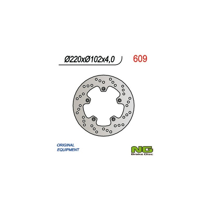 NG tarcza hamulcowa tył yamaha tzr 50R 03-15 (220X102X4) 5 otworów ŚR.6,5