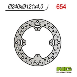 NG tarcza hamulcowa tył honda cr 125/250 '02-07, crf 250/450R '04-'21 (240X121,5X4)