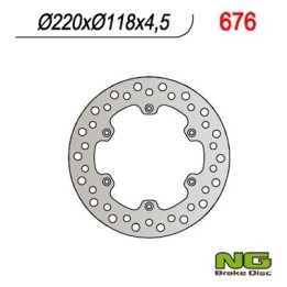 NG tarcza hamulcowa tył suzuki rm 125/250 (88-98), drz 400 (220x118x4,5)