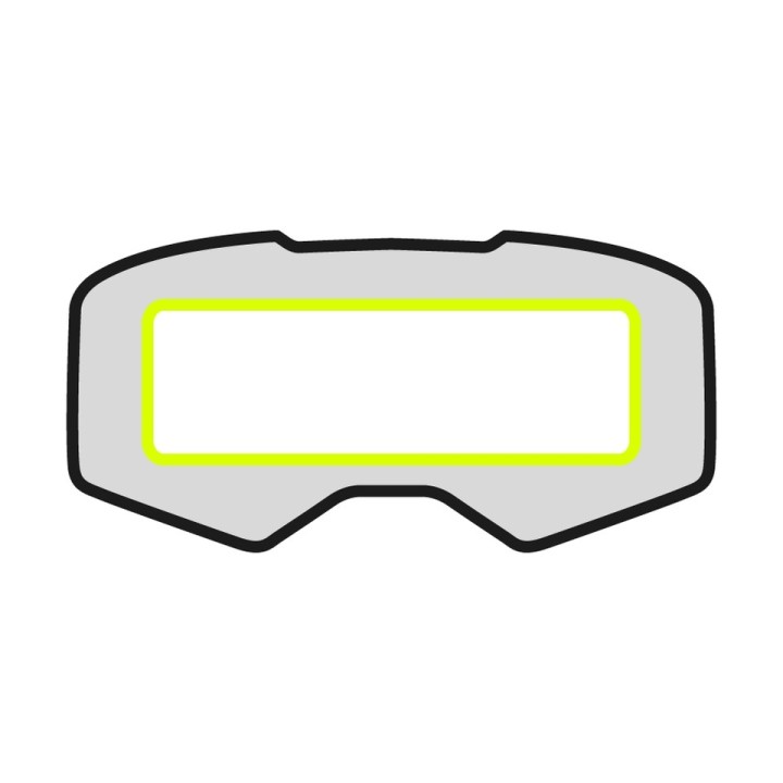 KENNY RACING VISION PERFORMANCE FOLIA OCHRONNA DO GOGLI(60MM X150MM) (PACK 4)