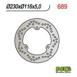 NG tarcza hamulcowa tył yamaha majesty 250 00-08/ mbk / italjet (230x116x5) (3X8,5MM)