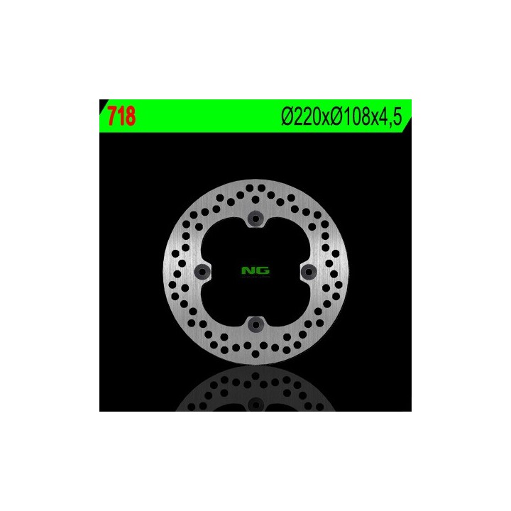 NG tarcza hamulcowa tył ducati 748/749/916/996/998 '95-'02 (220X108X4,5) (4X8,5MM)