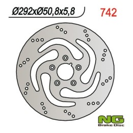 NG tarcza hamulcowa tył harley-davidson 883/1340 84-98 (292X50,8X5,8) (5X8,5MM)
