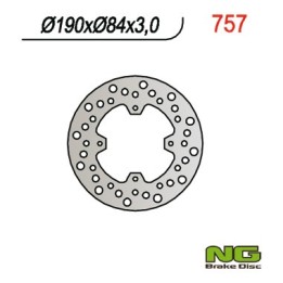 NG tarcza hamulcowa tył yamaha yz 80/85 '93-'22 (190X84X3),X-MAX 125 '14-'20