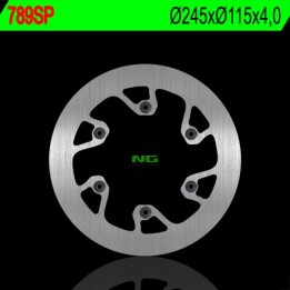 NG tarcza hamulcowa tył yamaha yz 125/250 (02-18), yzf/wrf (02-18) (pełna) (245X115X4)(6X6,5MM)