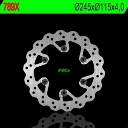 NG tarcza hamulcowa tył yamaha yz 125/250 (02-18) yzf (00-18) wrf (02-20) (245X115X4) wave