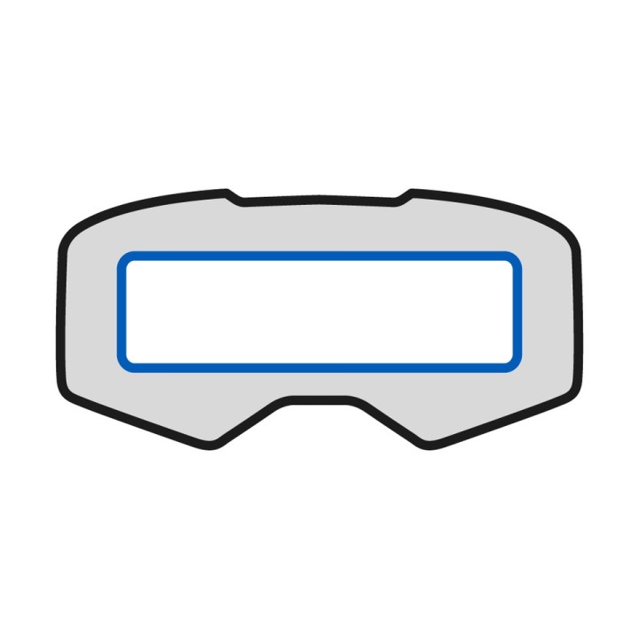 KENNY RACING VISION UNIVERSEL FOLIA UNIWERSALNA OCHRONNA DO GOGLI(50MM X150MM) (PACK 4)