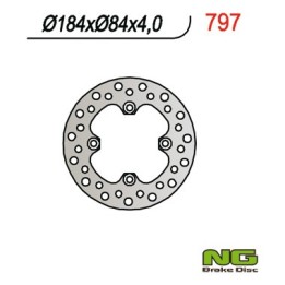 NG tarcza hamulcowa tył kawasaki kx 85 '01-'24 (184X84X4)