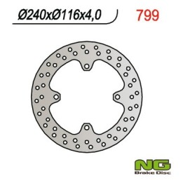 NG tarcza hamulcowa tył kawasaki kx 125/250 (03-08), kxf 250 (04-19), 450 (05-19), suzuki rmz 250 (04-06) (240X116X4) 4 otwory…