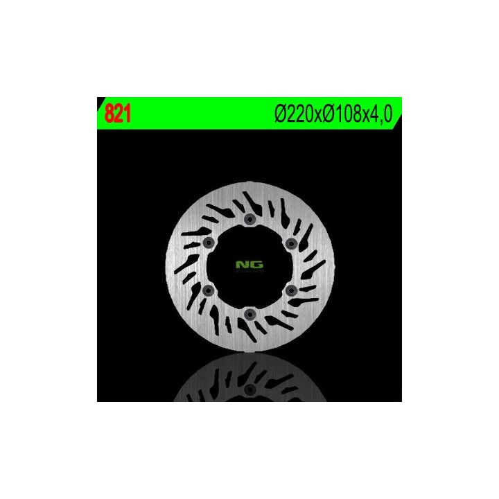 NG tarcza hamulcowa tył gas gas 125/200/250/400/450/515 (220X108X4) (6X6,5MM)
