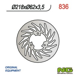NG tarcza hamulcowa tył yamaha DT50R '03-'08, DT50SM '05-'011, DT50X, XT125 '05-'11, mbk 50X-LIMIT '03-'05, malaguti 50 xsm '03…