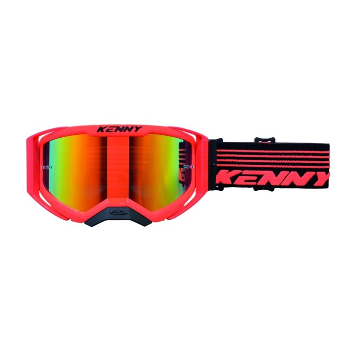 KENNY RACING GOGLE PERFORMANCE EVO 2 NEON ORANGE LUSTRO