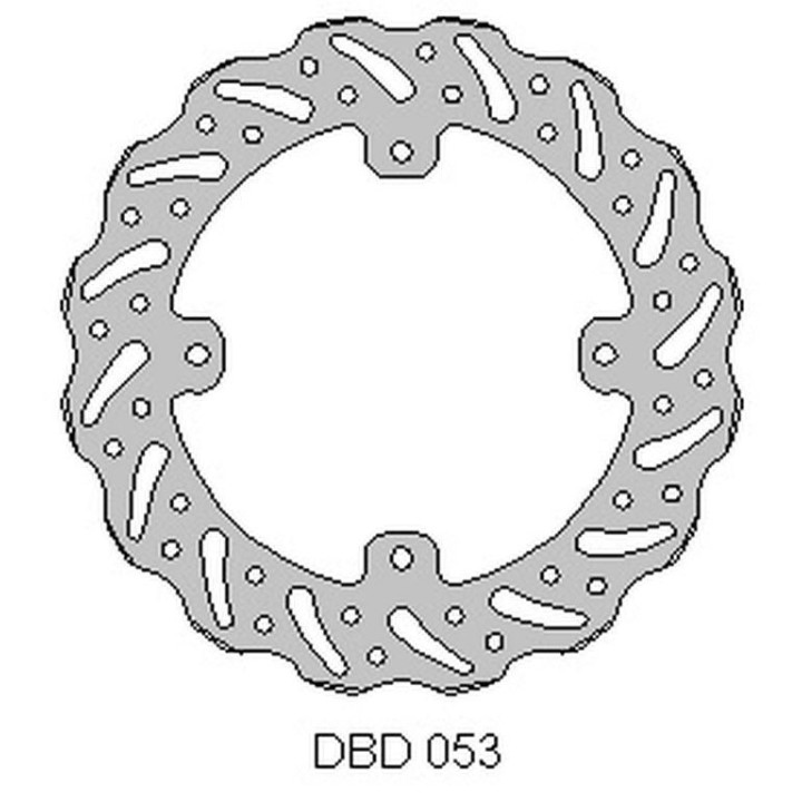 DELTA BRAKING tarcza hamulcowa tył husqvarna tc 85 '14-20, ktm SX 85 '11-20, 250/350 freeride '12-19, wave (210X110X3MM) (4X6,5…