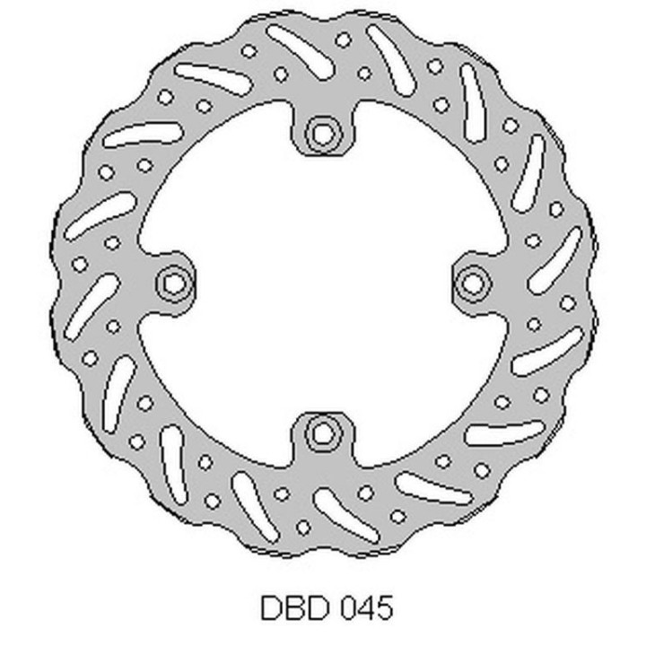 DELTA BRAKING tarcza hamulcowa tył beta 250 rr '05-12, 525 rr '05-12, wave (260X120,3X4MM) (4X8,5MM) (NG1264)