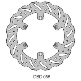 DELTA BRAKING tarcza hamulcowa tył beta 2T/4T '13-21, wave (220X108,2X4MM) (6X6,5MM) (NG1294)