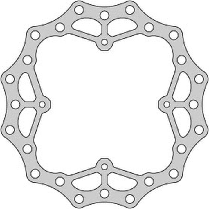 DELTA BRAKING tarcza hamulcowa tył honda cr 125 '02-07, crf 250 '04-'21, crf 250 x '04-17, crf 450 '02-21, wave ultra light (24…