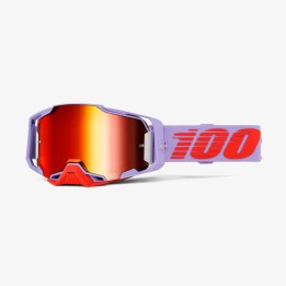 100 PROCENT GOGLE ARMEGA FAUSTO - RED MIRROR LENS