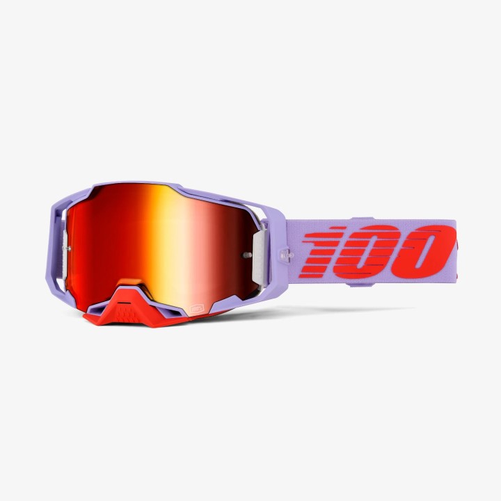 100 PROCENT GOGLE ARMEGA FAUSTO - RED MIRROR LENS