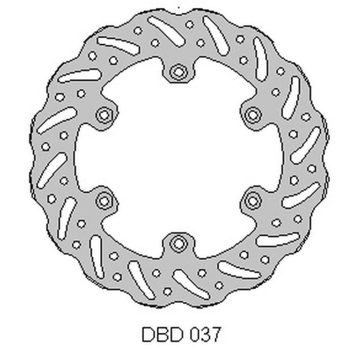 DELTA BRAKING tarcza hamulcowa tył ktm 2T/4T '91-21, husaberg, husquarna, gas-gas '21, wave (220X110X4MM) (6X6,5MM) (NG129,NG14…