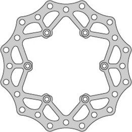 DELTA BRAKING tarcza hamulcowa tył ktm 2T/4T '91-21, husaberg, husqvarna, gas-gas '21, wave ultra light (220X110X4MM) (6X6,5MM)…