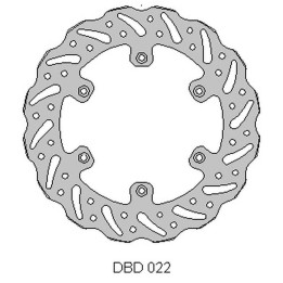 DELTA BRAKING tarcza hamulcowa tył suzuki rm 125 '88-10, rm 250 '88-10, drz 250 '01-07, yamaha yz 125 '01-16, yz/yzf/wr 250 '01…