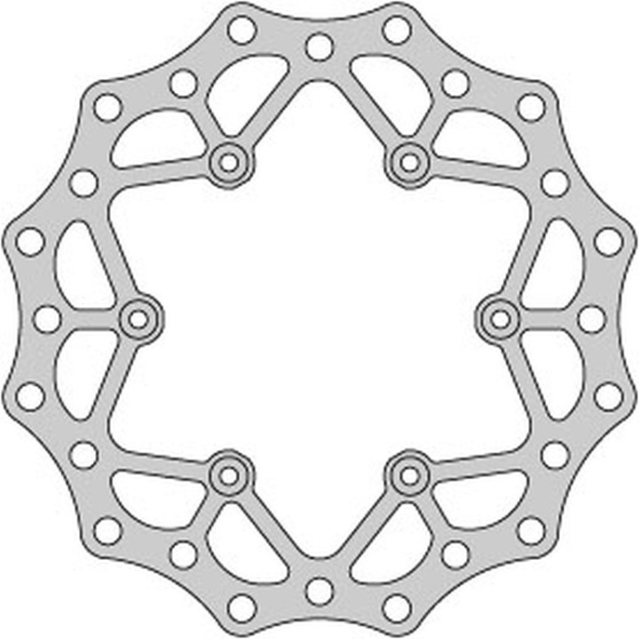 DELTA BRAKING tarcza hamulcowa tył yamaha yz/wr 125 '98-01, yz/wr 250 '98-'01, yzf/wrf 400/426 '99-01, wave ultra light (240X11…