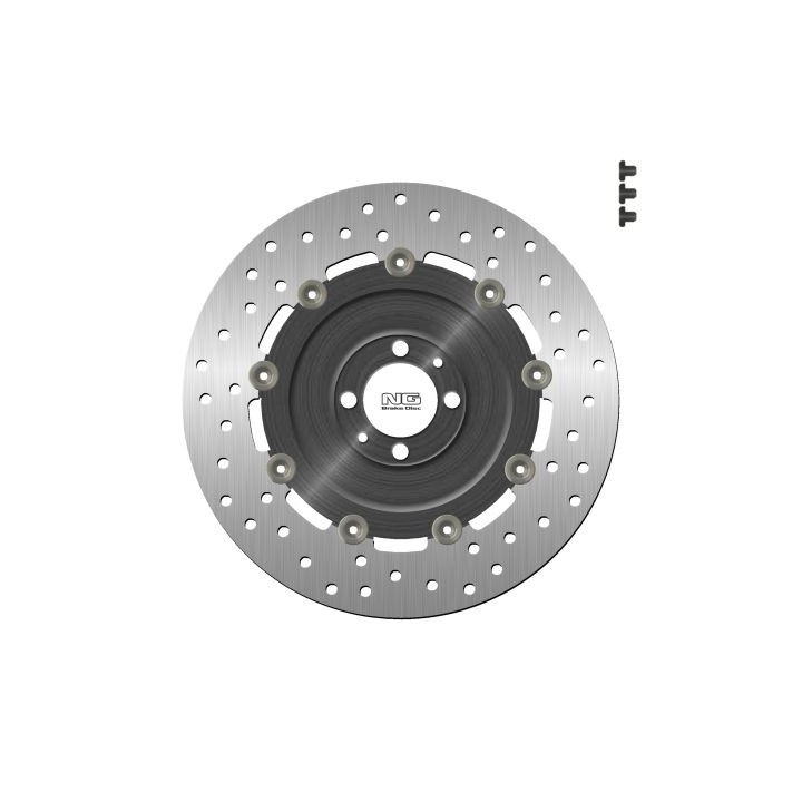 NG tarcza hamulcowa tył bmw K1200LT/R1200C/CL '97-09 (285X51,1X7MM) (4X12,8MM) pływająca (środek aluminiowy)