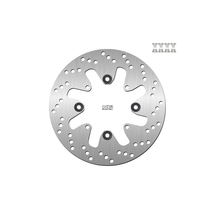 NG tarcza hamulcowa tył kawasaki versys 650 '15-16 (250X100X4,5MM) (4X10,5MM)