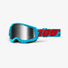 100 PROCENT GOGLE STRATA 2 SUMMIT - MIRROR SILVER LENS