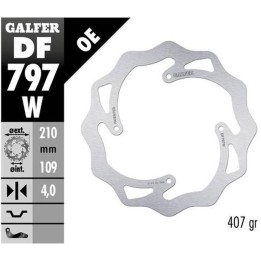 GALFER tarcza hamulcowa tył ktm SX 85 '11-'20, SX 150 '15-'18, freeride 250/350 '13-, freeride e '12-, wave (210X106X4MM)