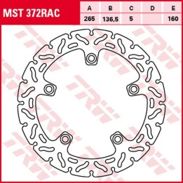 TRW zf tarcza hamulcowa tył bmw f 650/800GS/ADV '08-' f 700GS '13-, f 800R '09-, f 750/850GS '18-, s 1000XR '15-'19, k 1200R/S…