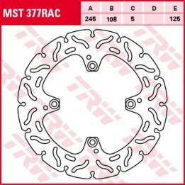TRW zf tarcza hamulcowa tył ducati hypermotard 796 '10-'12, monster 800 '05-'07, 848 evo '10-'13, monster 996 '04-'06, monster…
