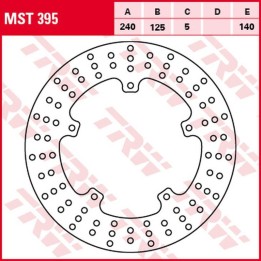 TRW zf tarcza hamulcowa tył aprilia sr 125/300 '11-, gilera nexus 250 '06-'08, nexus 125 '07-'15, nexus 300 '08-'14, nexus 500…