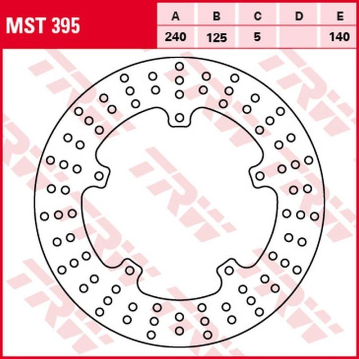TRW zf tarcza hamulcowa tył aprilia sr 125/300 '11-, gilera nexus 250 '06-'08, nexus 125 '07-'15, nexus 300 '08-'14, nexus 500…